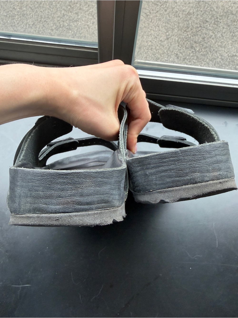 Rick Owens x Birkenstock oil slick Arizona - Picture 3 of 5